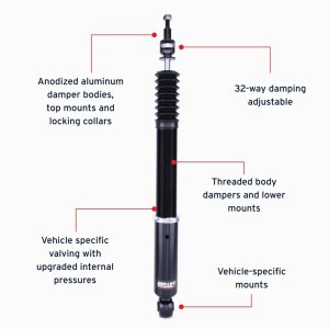 Honda Accord Coilover Suspension Kit - Rear - Air Lift - Air Lift Performance - `18-`25 Honda Accord Coilover Suspension Kit - Rear - Air Lift - Air Lift Performance - `18-`25